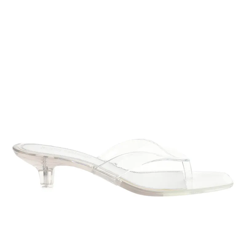Tracie Jelly Kitten Heel Sandals sold by Shoebacca