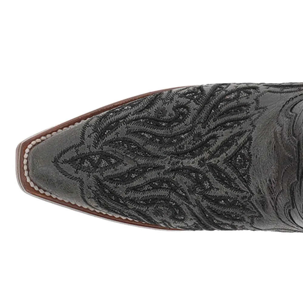 Glitter Inlay And Embroidery Snip Toe Cowboy Boots sold by Shoebacca product image thumbnail 4