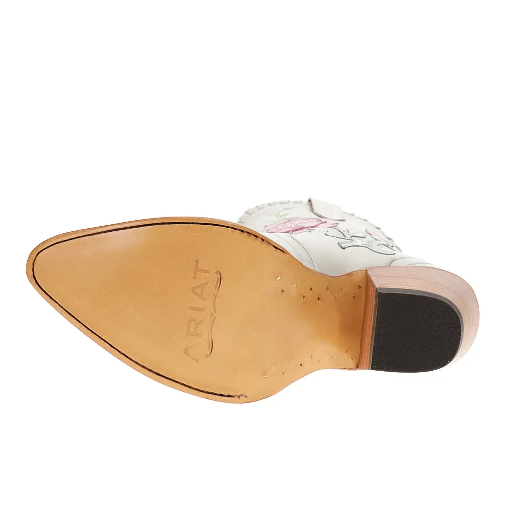 Arrosa Floral Pointed Toe Pull On Cowboy Boots sold by Shoebacca product image thumbnail 5