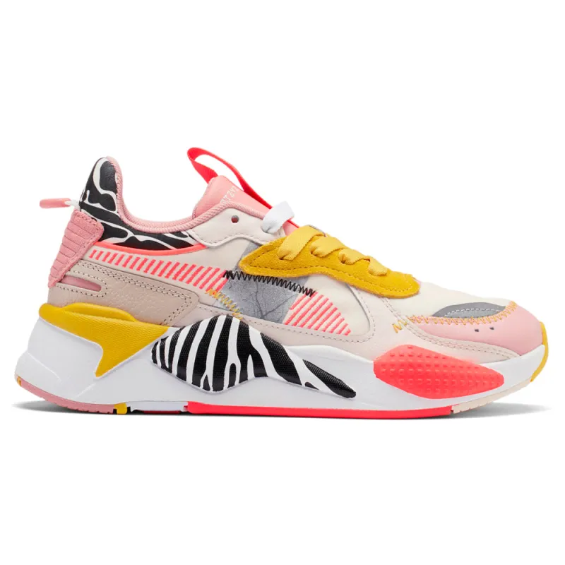 RS-X Unexpected Mixes Striped Zebra Lace Up Sneakers made by Puma