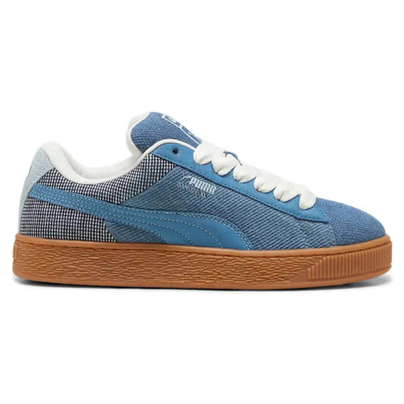 Suede XL Denim Lace Up Sneakers made by Puma