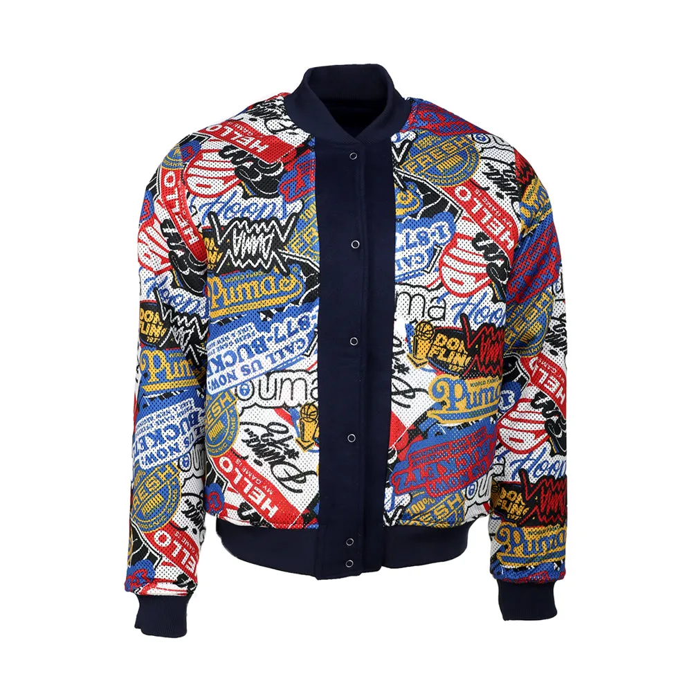 Hooperhotline Varsity Button Down Jacket sold by Shoebacca product image thumbnail 5