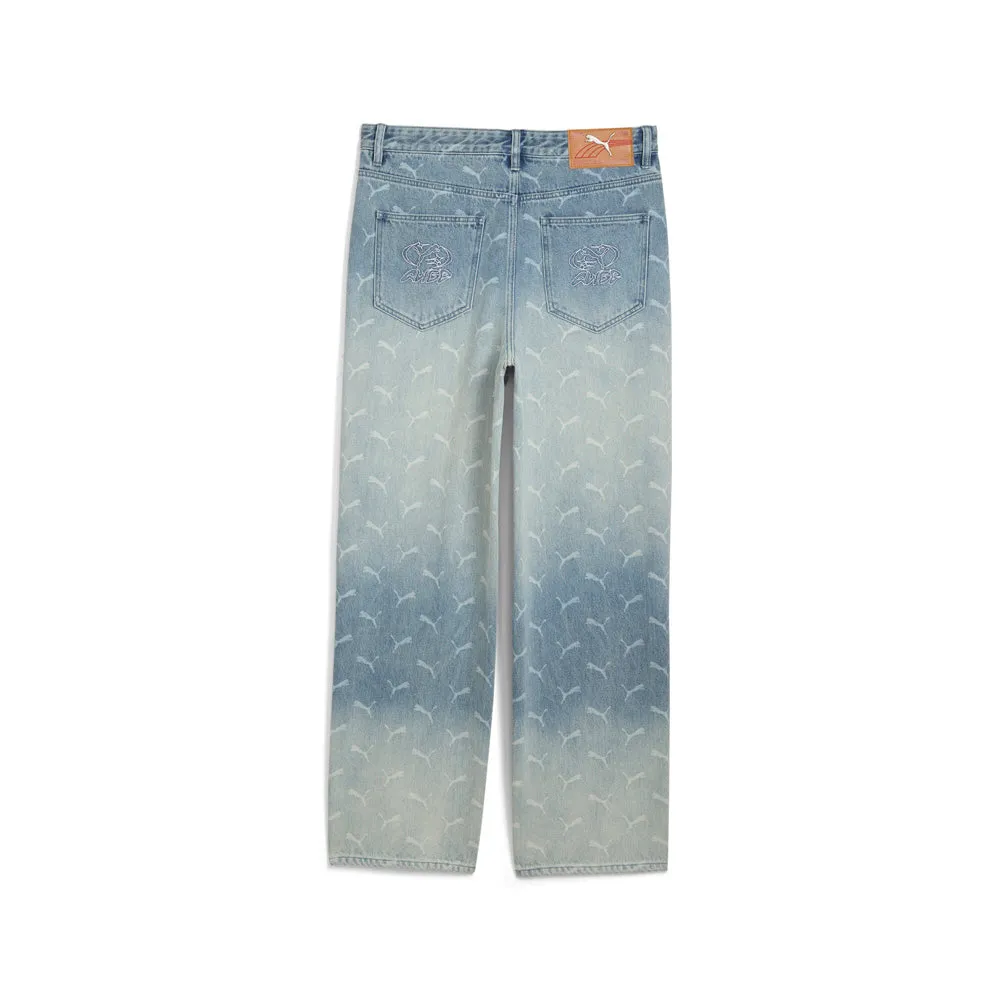 ASAP ROCKY X PUMA Laser Monogram Denim Pants sold by Shoebacca product image thumbnail 2