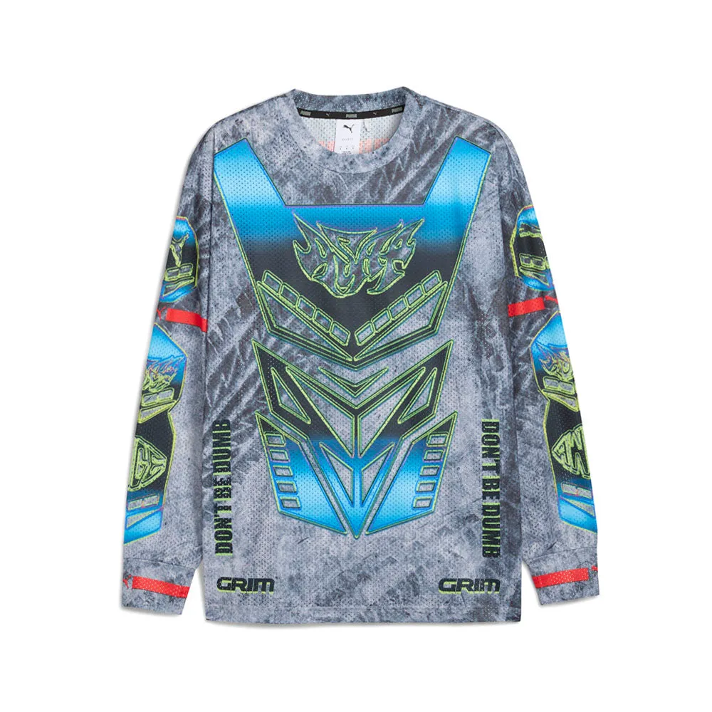 PUMA X ASAP ROCKY Moto Armor Crew Neck Long Sleeve Pullover Shirt sold by Shoebacca