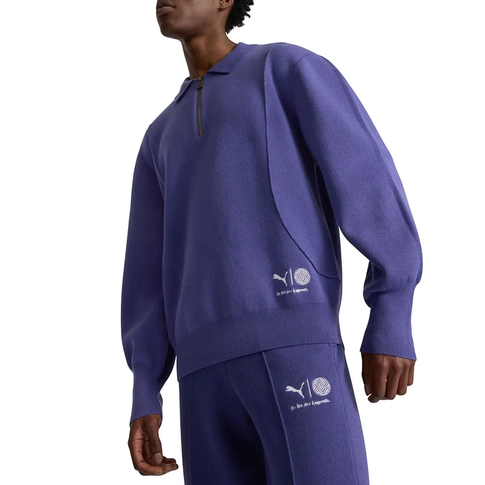 PUMA X SCHOMBURG Knit Long Sleeve Quarter Zip Pullover sold by Shoebacca product image thumbnail 3