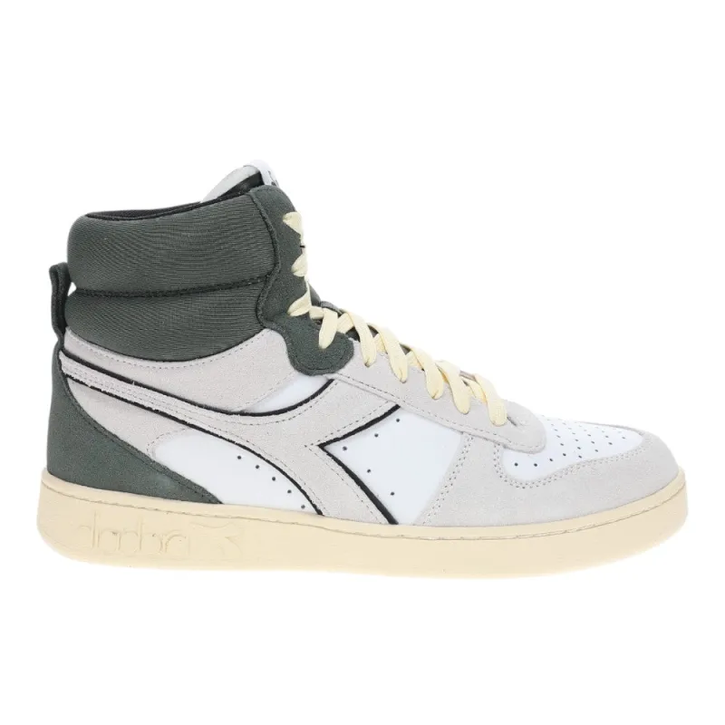 Magic Basket Mid Suede Lace Up Sneakers made by Diadora