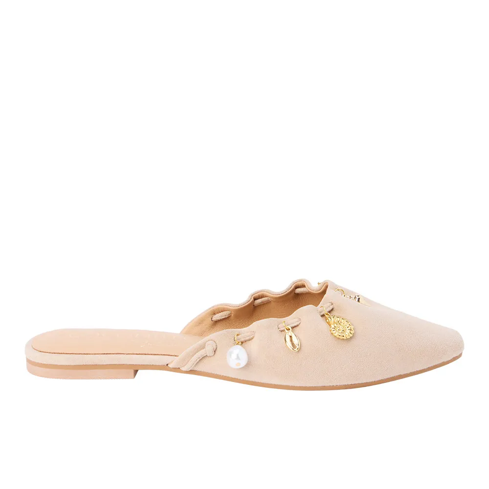 Monette Mule Flats sold by Shoebacca