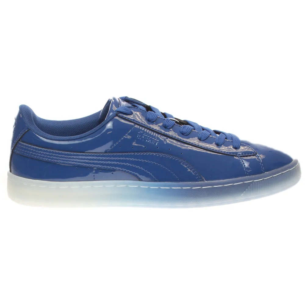 Basket Patent Ice Fade Lace Up Sneakers sold by Shoebacca