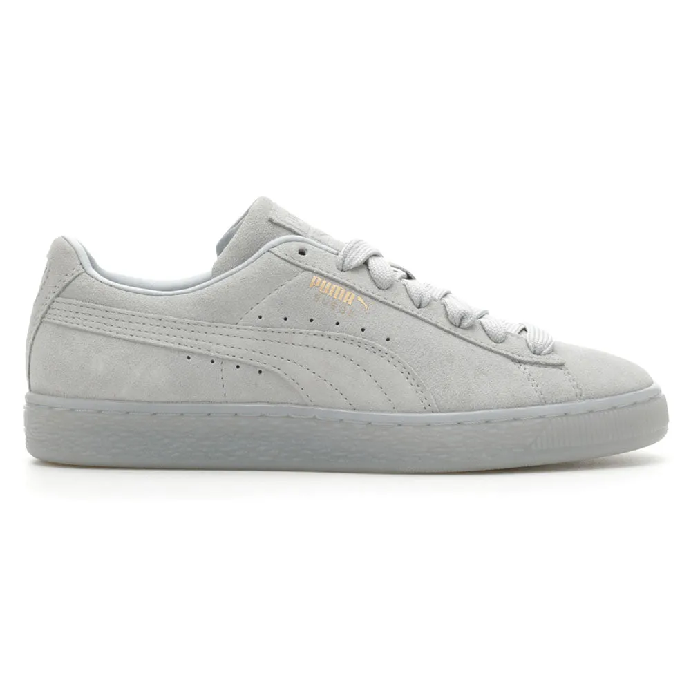 Suede Classic Mono Gold Lace Up Sneakers sold by Shoebacca