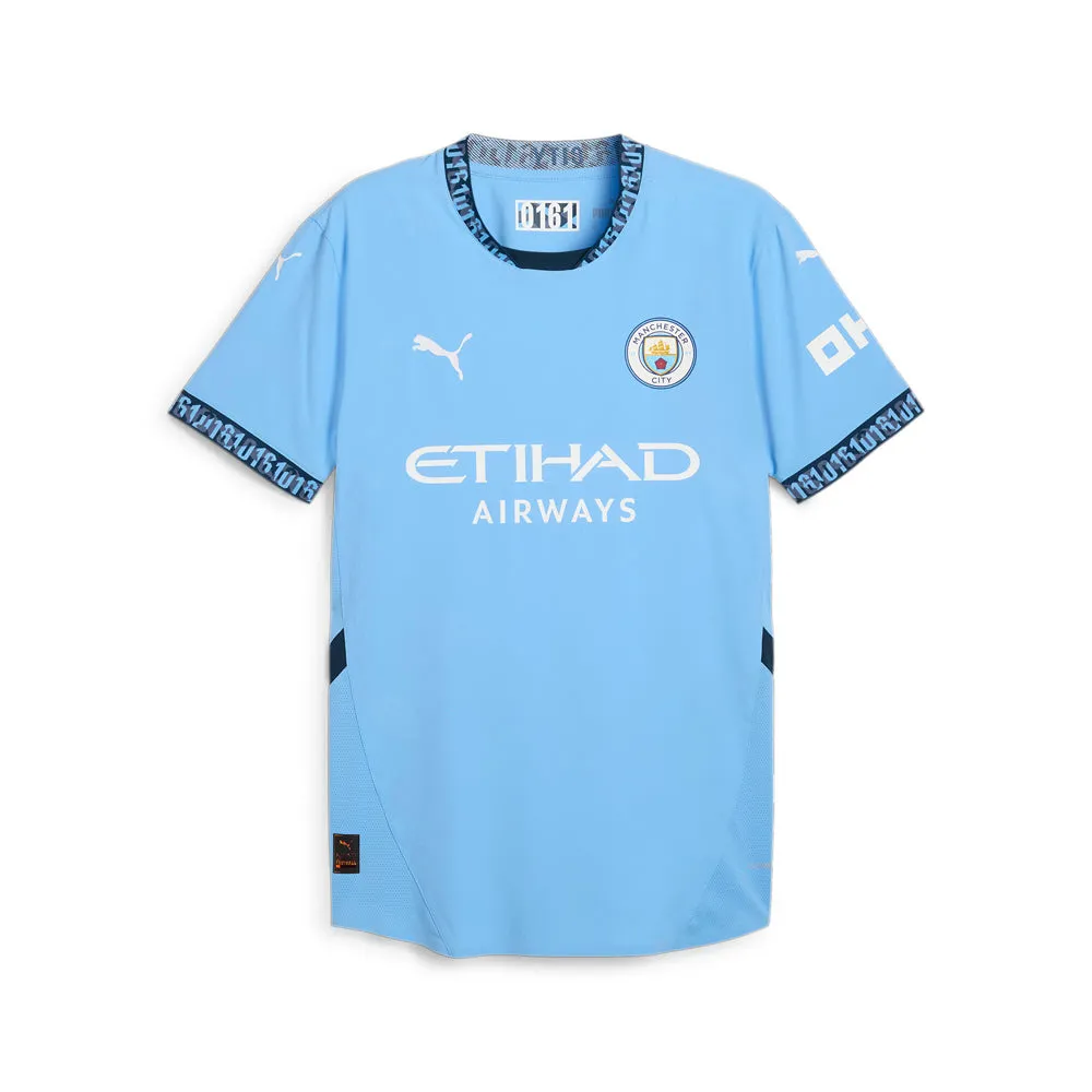 Manchester City F.C. Home Crew Neck Short Sleeve Soccer Jersey sold by Shoebacca