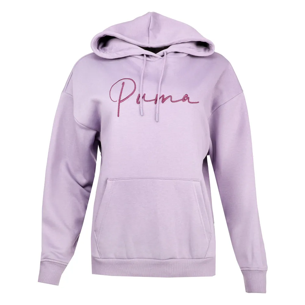 Tonal Script Pullover Hoodie sold by Shoebacca