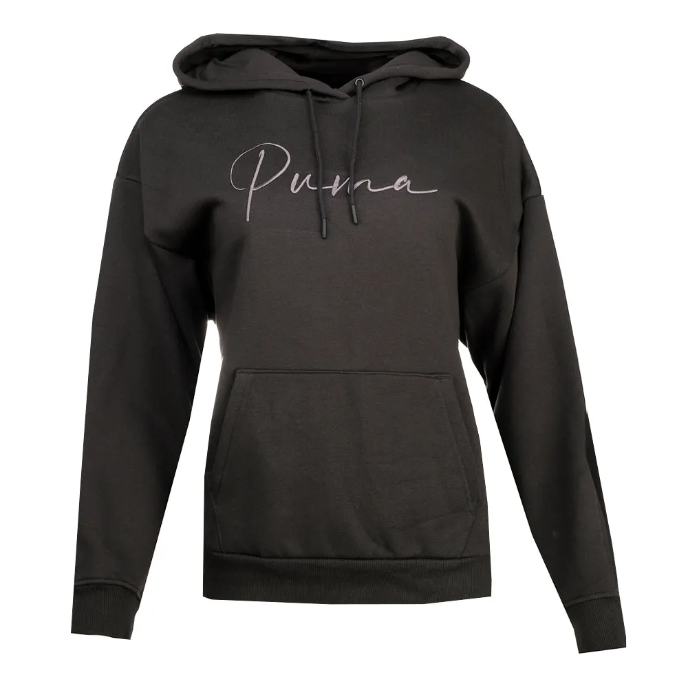 Tonal Script Pullover Hoodie sold by Shoebacca