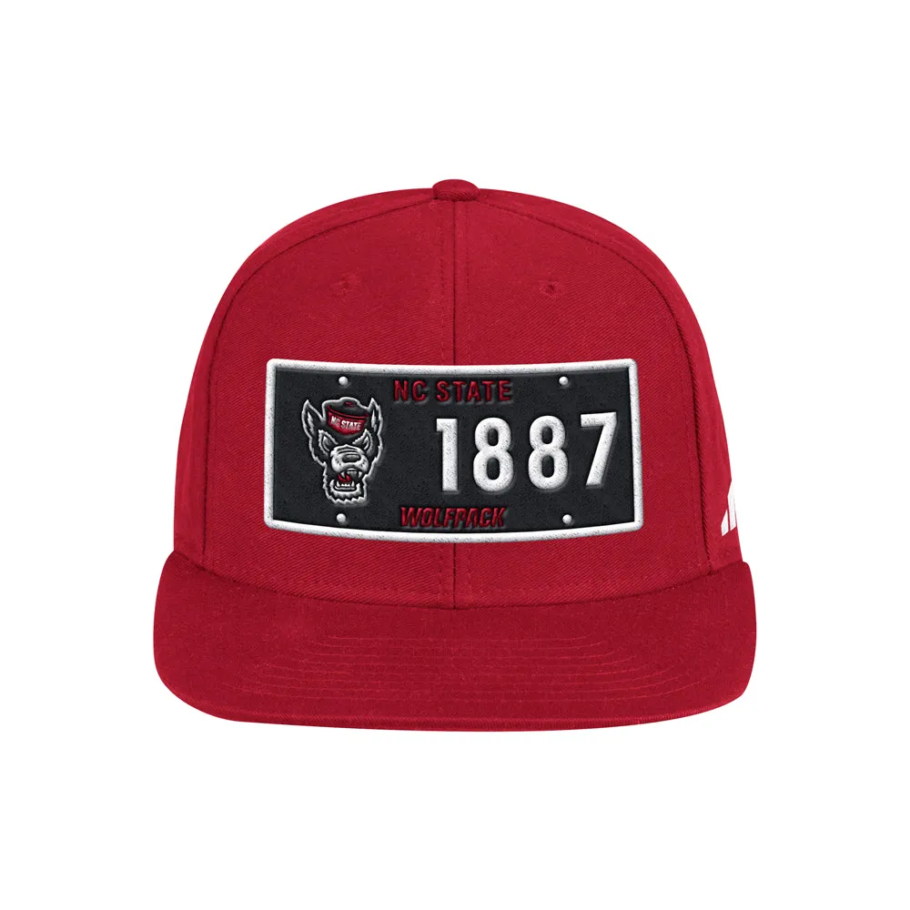 NC State Wolfpack Flat Brim Snapback Cap sold by Shoebacca