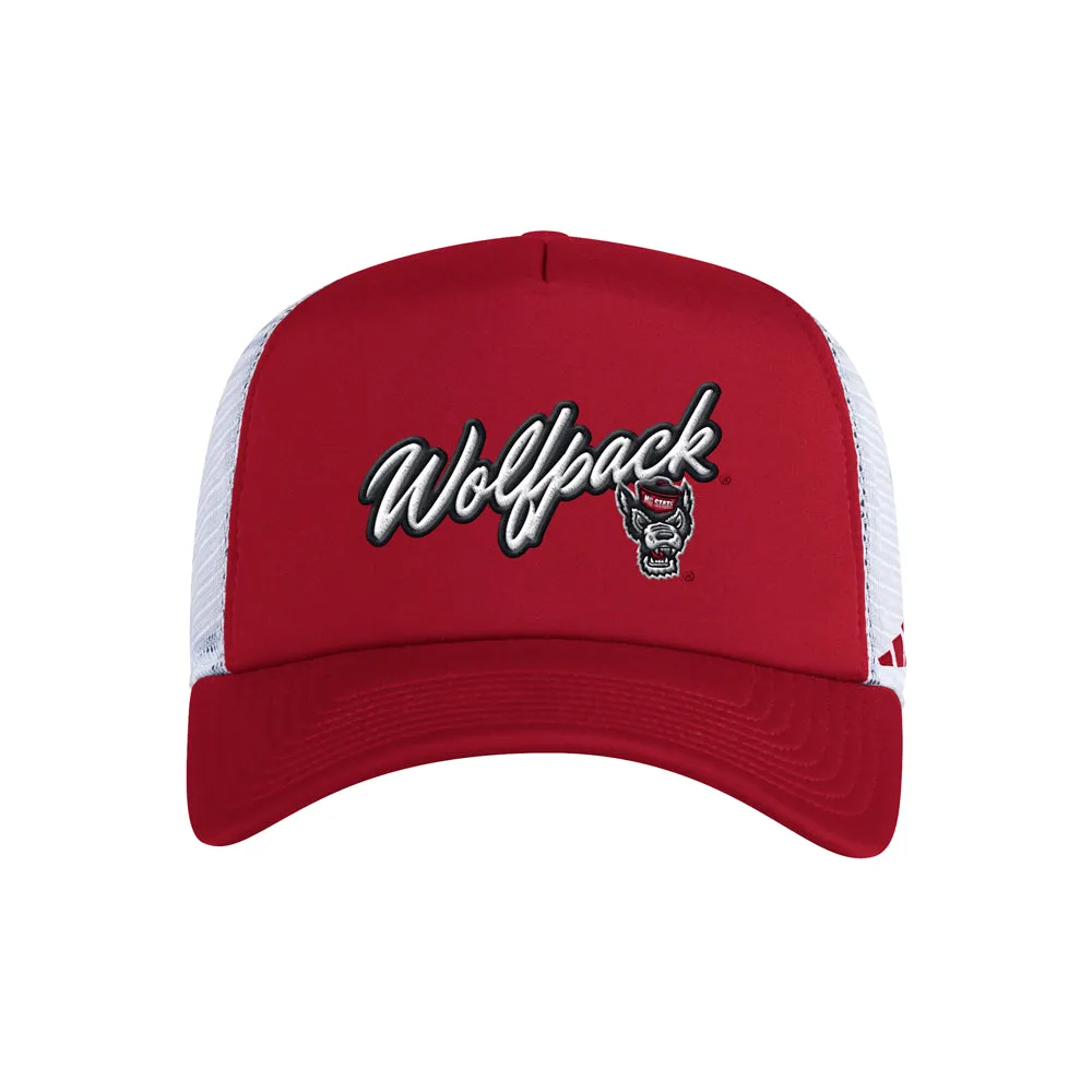 NC State Wolfpack Foam Trucker Hat sold by Shoebacca