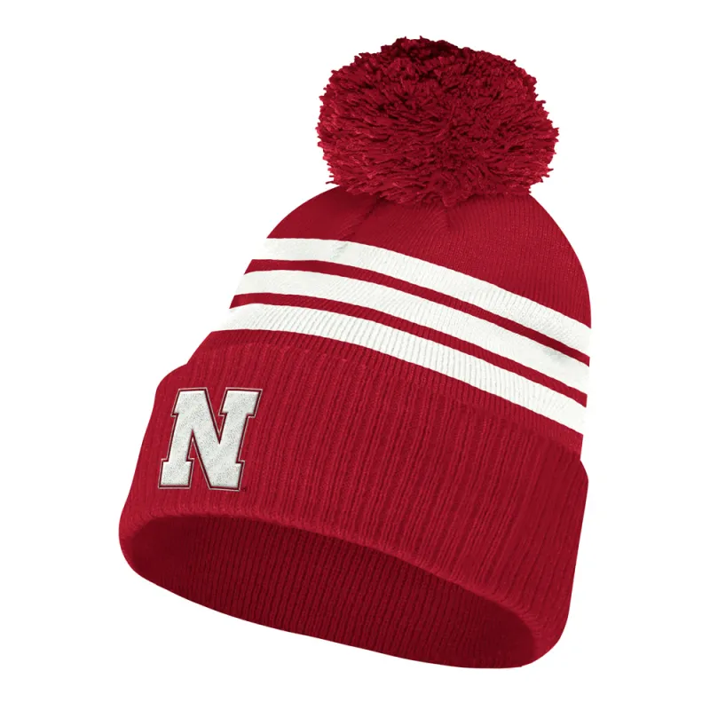 RU Cuffed Knit Beanie made by Adidas