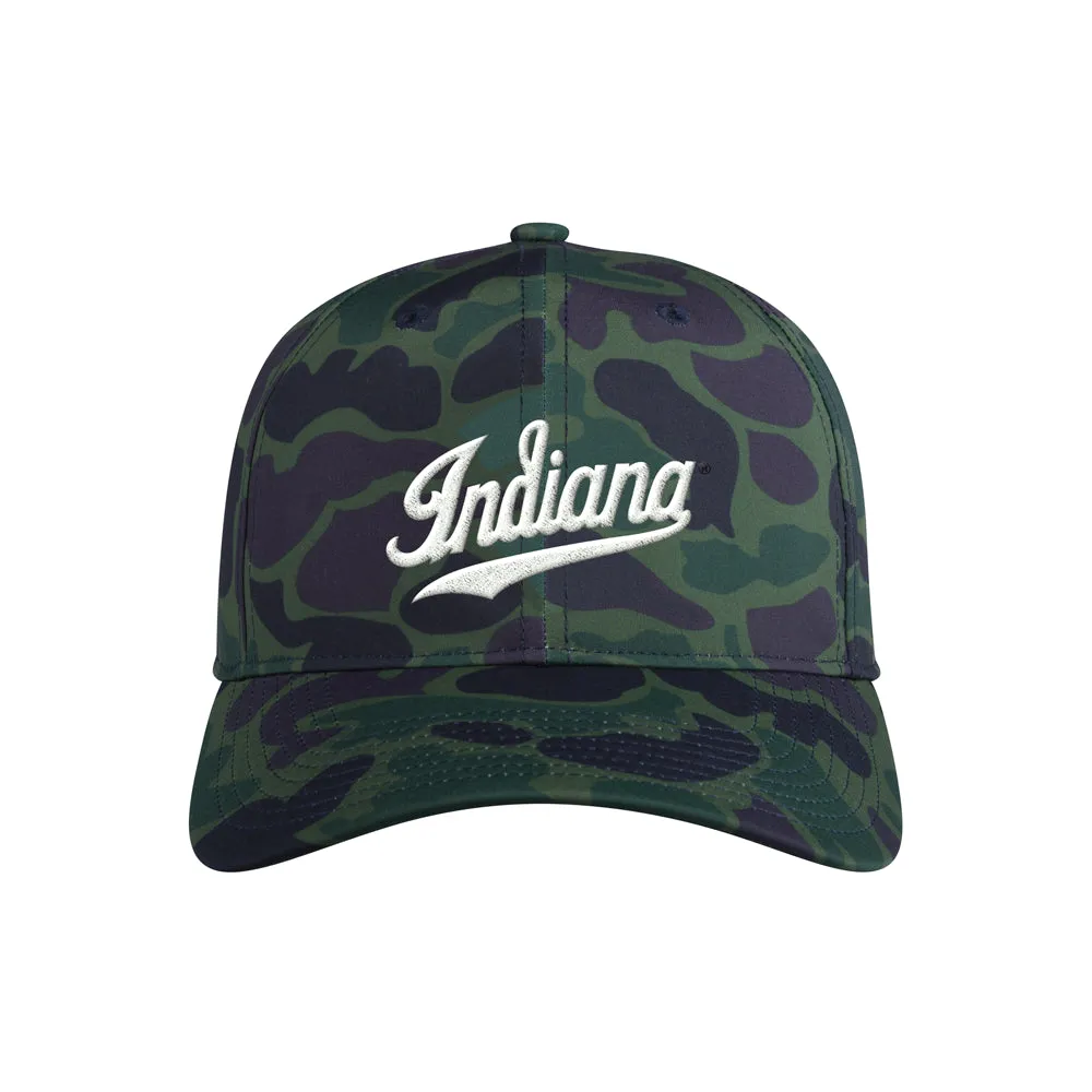 Indiana Hoosiers Camo Slouch Adjustable Cap sold by Shoebacca