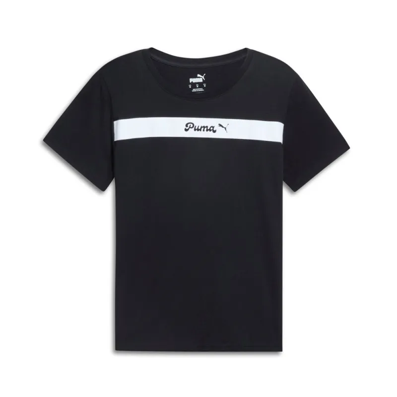 Upfront Line Logo Crew Neck Short Sleeve T-Shirt made by Puma