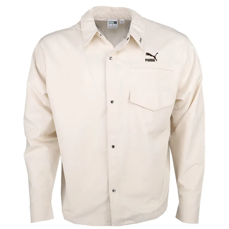 WAL Harlem Renaissance Collared Long Sleeve Button Up Shirt made by Puma