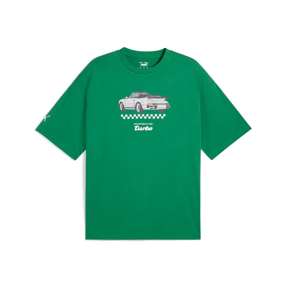 Porsche Legacy Graphic Crew Neck Short Sleeve T-Shirt sold by Shoebacca