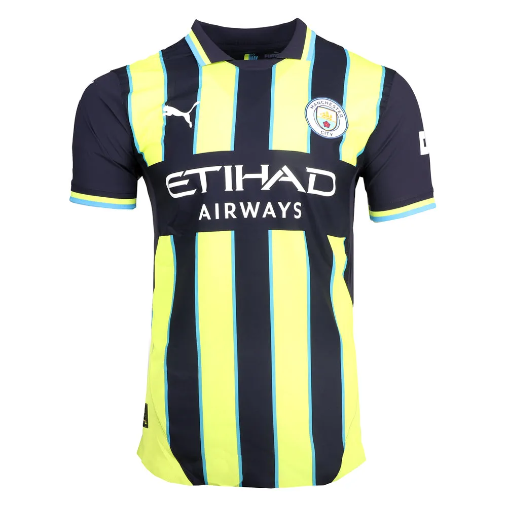 Manchester City F.C. Away Collared Short Sleeve Soccer Jersey sold by Shoebacca