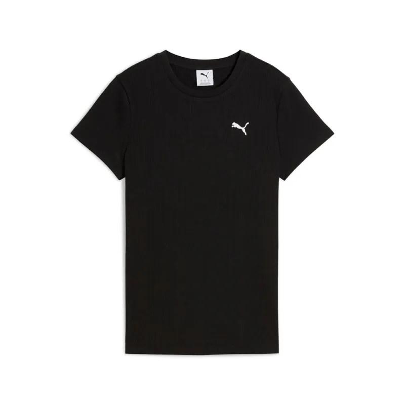 Essentials Elevated Rib Crew Neck Short Sleeve T-Shirt made by Puma