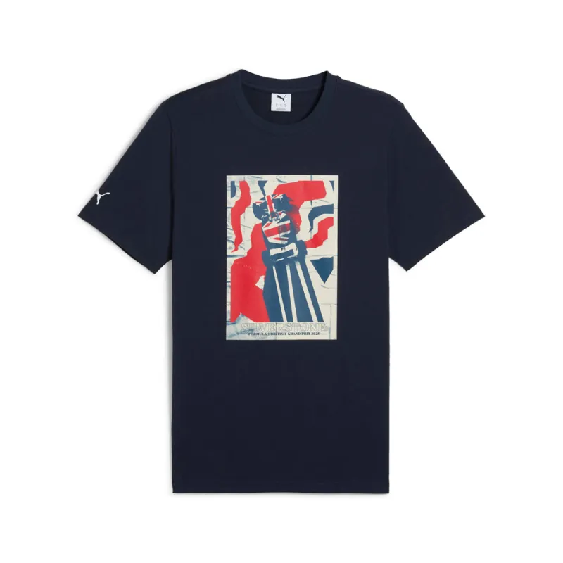 F1 Great Britain Graphic Crew Neck Short Sleeve T-Shirt made by Puma