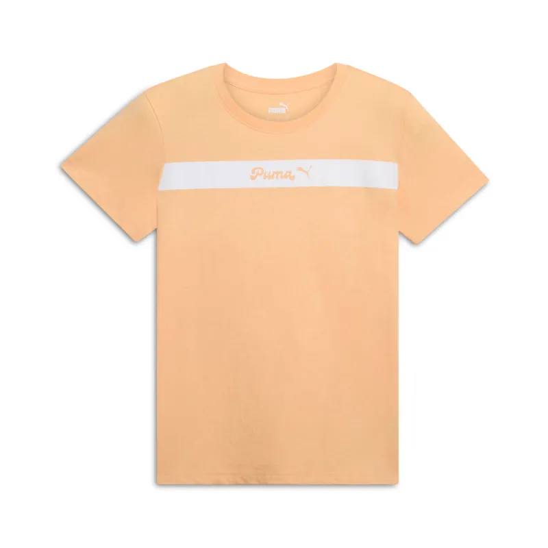 Upfront Line Logo Crew Neck Short Sleeve T-Shirt made by Puma