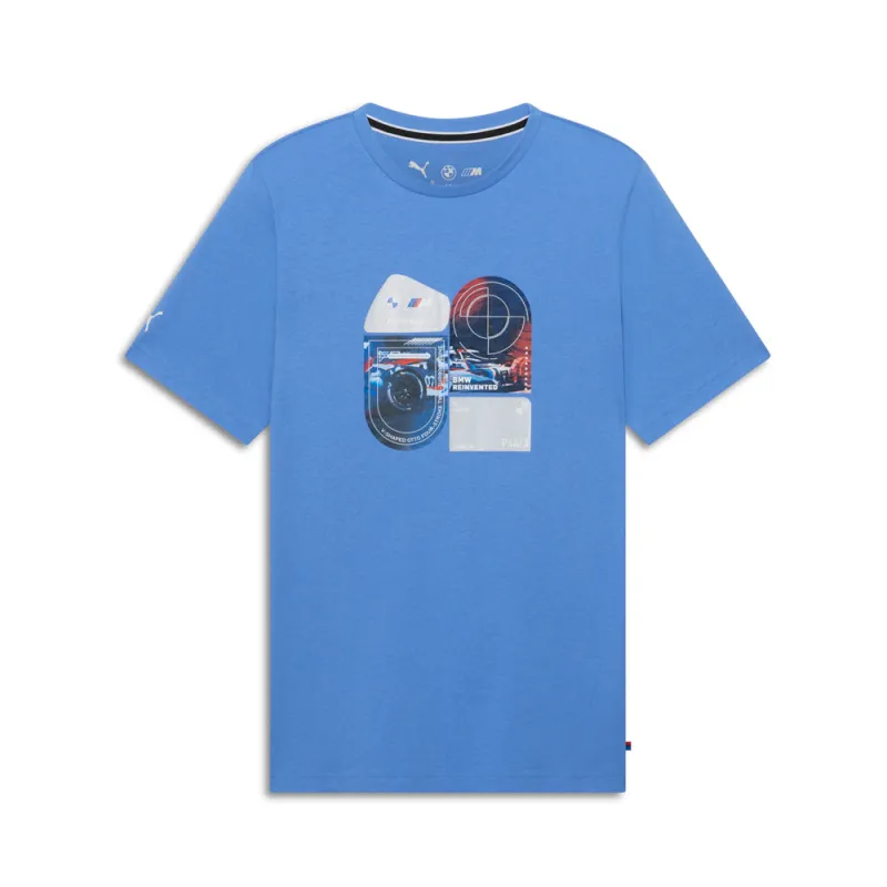 BMW M Motorsport Car Graphic Crew Neck Short Sleeve T-Shirt made by Puma