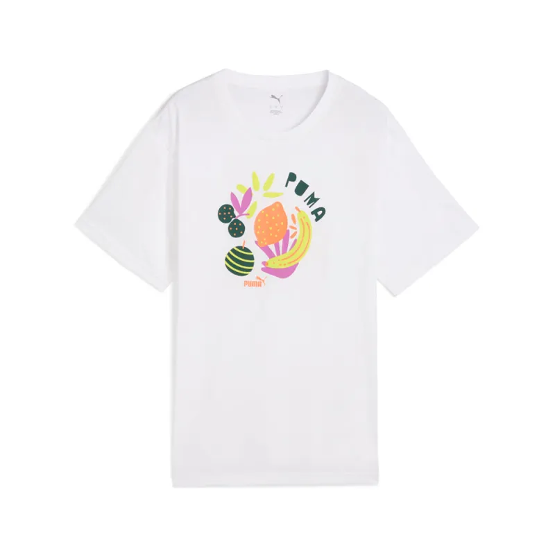 Fruity Graphic Crew Neck Short Sleeve T-Shirt made by Puma
