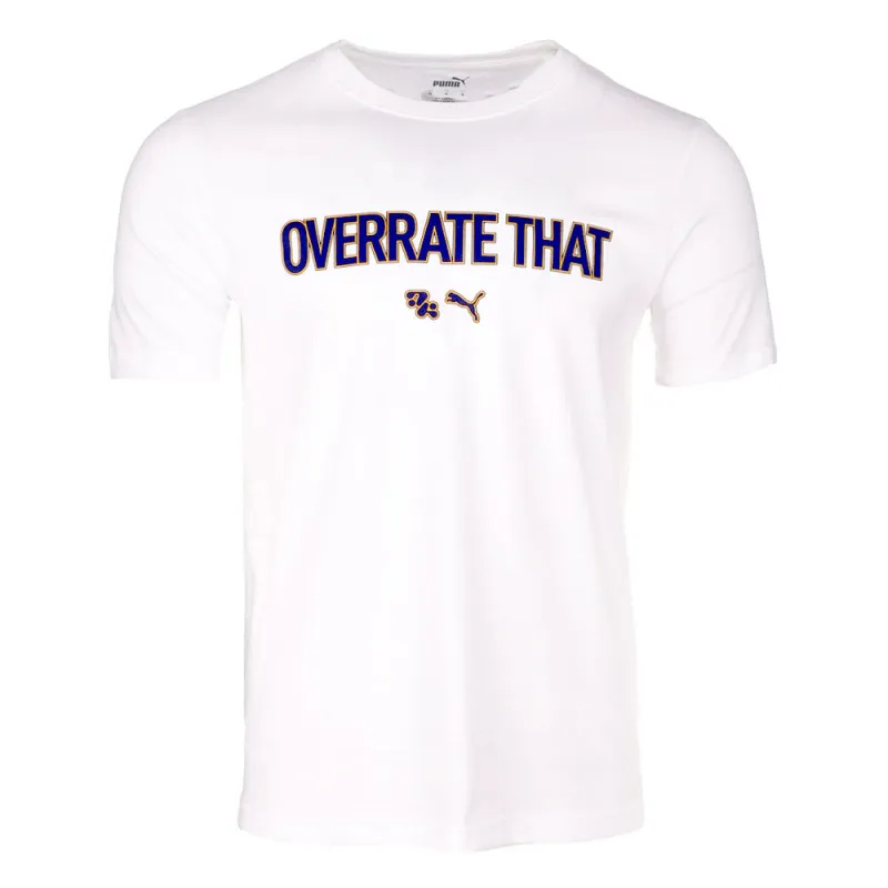 Overrate That Crew Neck Short Sleeve T-Shirt made by Puma