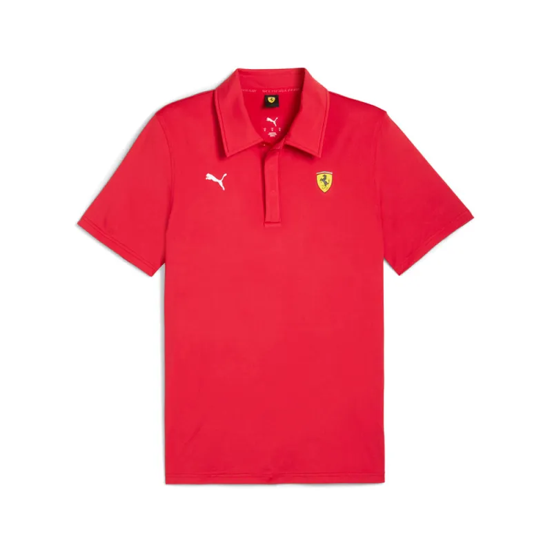 Scuderia Ferrari Sportswear Cloudspun Polo Shirt made by Puma