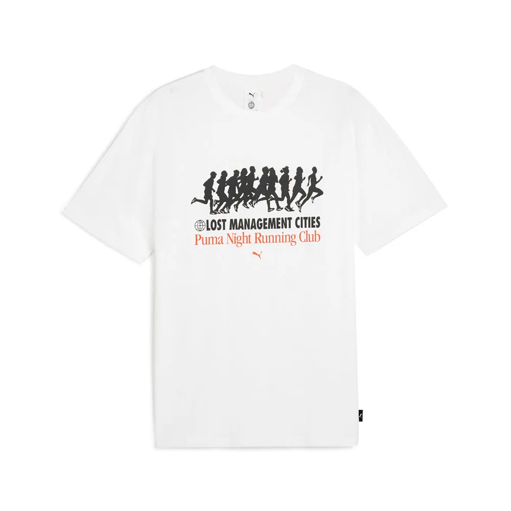 PUMA X LOST MANAGEMENT CITIES Graphic Crew Neck Short Sleeve T-Shirt sold by Shoebacca