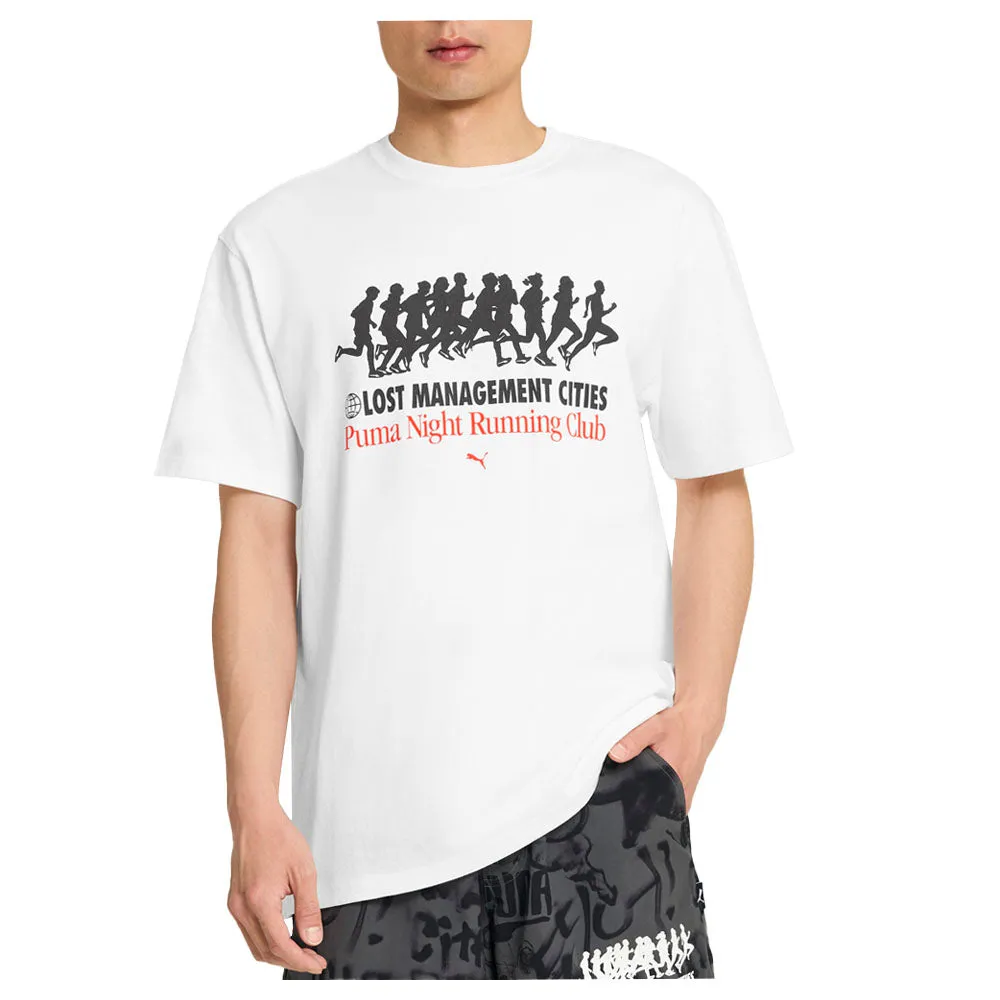 PUMA X LOST MANAGEMENT CITIES Graphic Crew Neck Short Sleeve T-Shirt sold by Shoebacca product image thumbnail 3