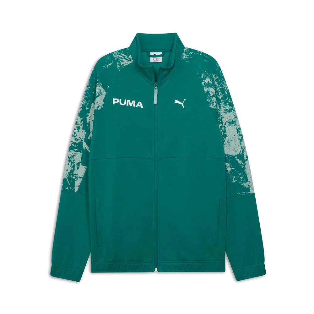 Essentials Patterned Track Jacket sold by Shoebacca