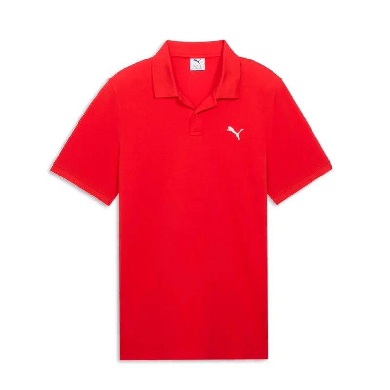 Essentials Small Logo Pique Short Sleeve Polo Shirt made by Puma