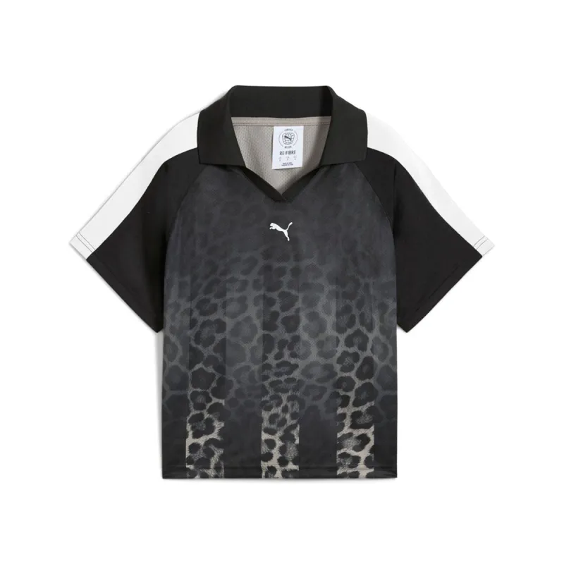 T7 Leo Luxe Relaxed Football Jersey made by Puma