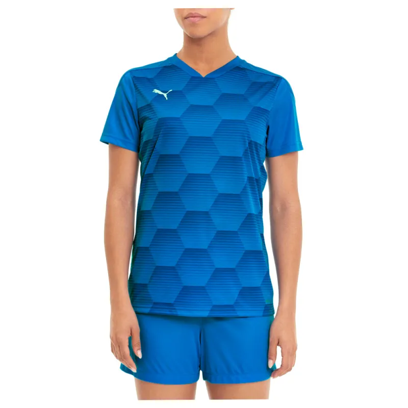 Teamfinal 21 Graphic V Neck Short Sleeve Soccer Jersey made by Puma