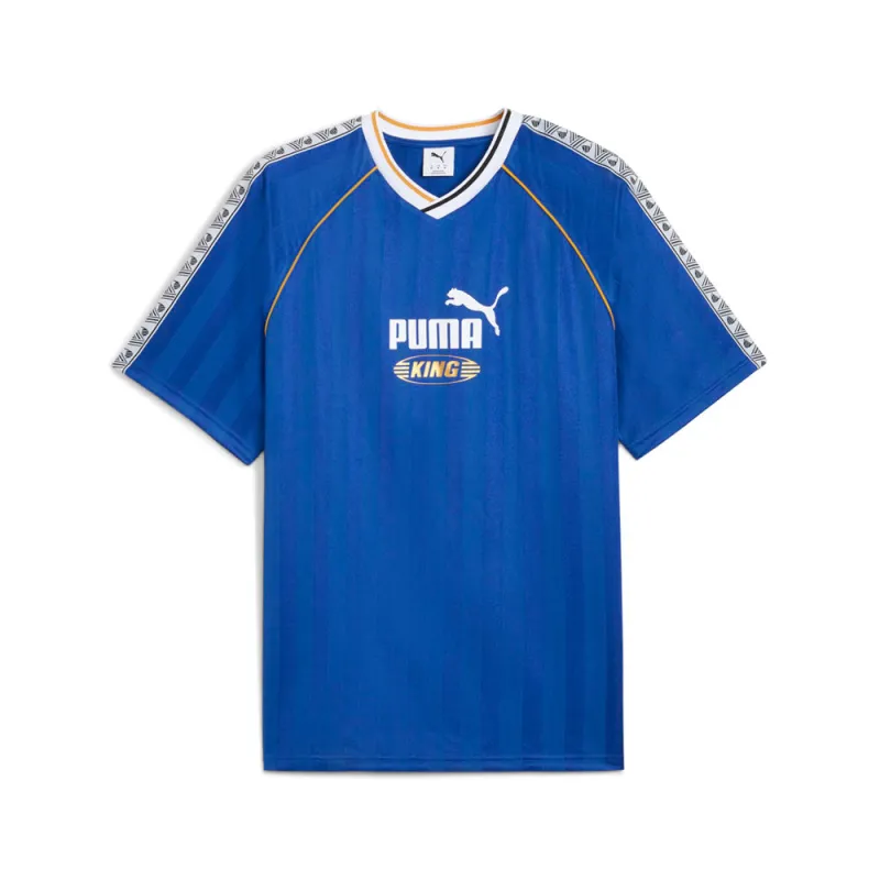 King Relaxed Football V-Neck Short Sleeve Jersey made by Puma