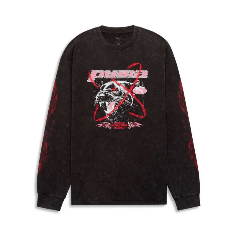 Pumatech-X Crew Neck Long Sleeve Pullover T-Shirt made by Puma