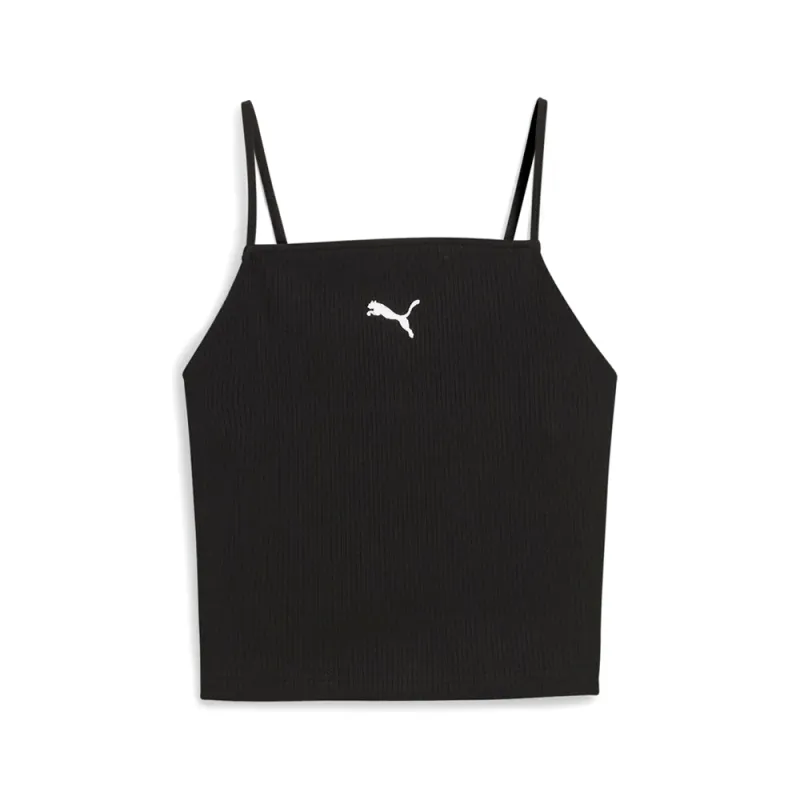Wardrobe Essentials Ribbed Crew Neck Tank Top made by Puma