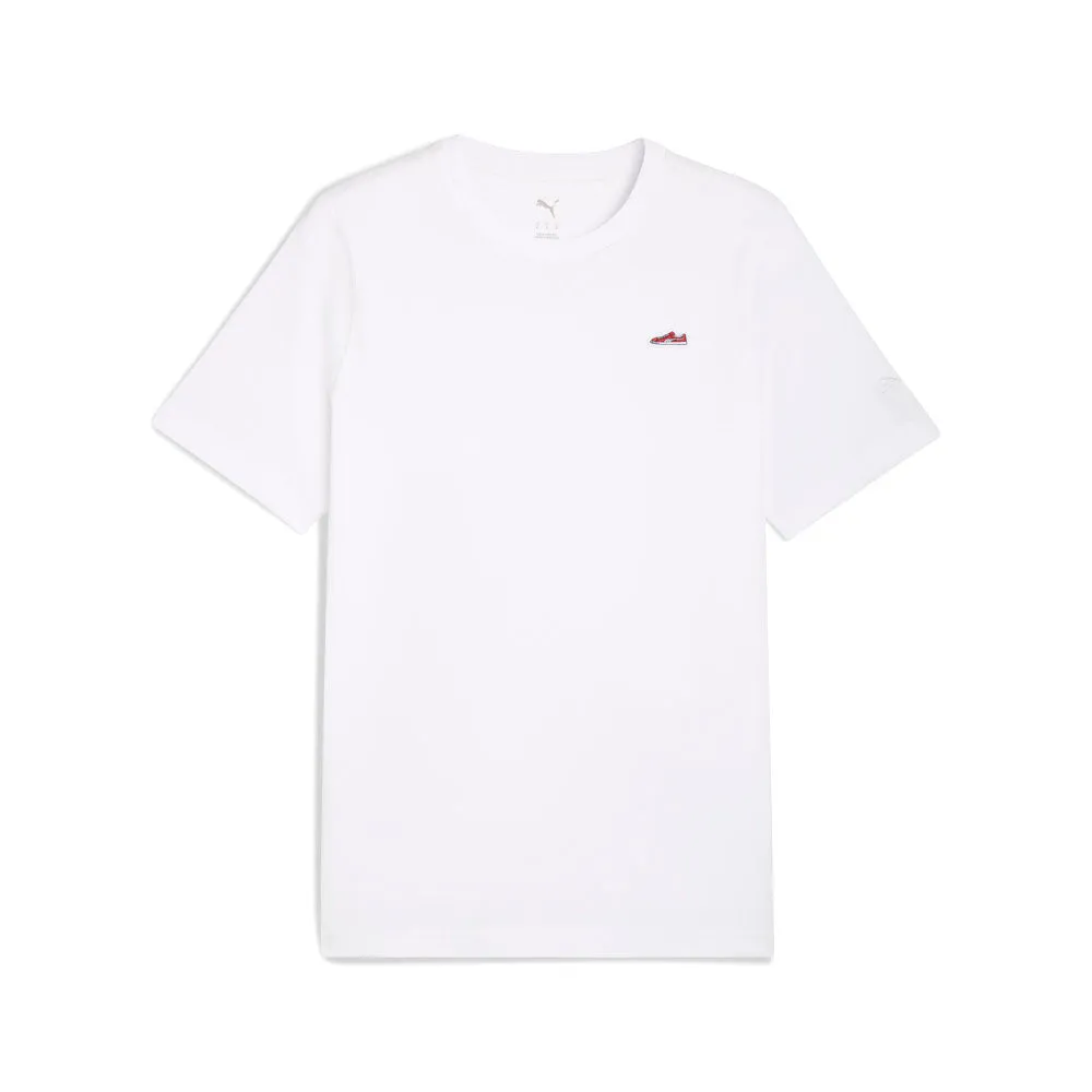 Wardrobe Essentials Suede Crew Neck Short Sleeve T-Shirt sold by Shoebacca