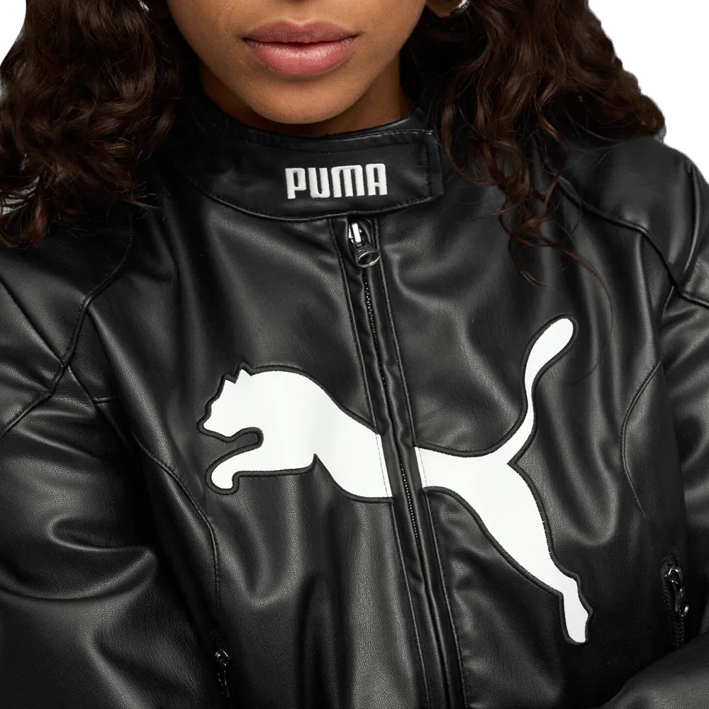 Future Archive Pleather Racer Full Zip Jacket sold by Shoebacca product image thumbnail 5