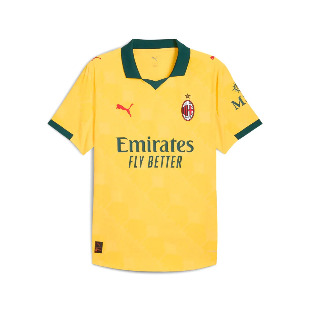 AC Milan Third Collared Short Sleeve Soccer Jersey Authentic sold by Shoebacca