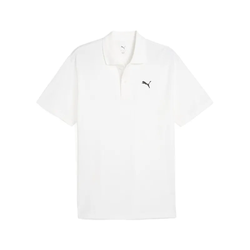 Wardrobe Essentials Pique Relaxed Short Sleeve Polo Shirt made by Puma