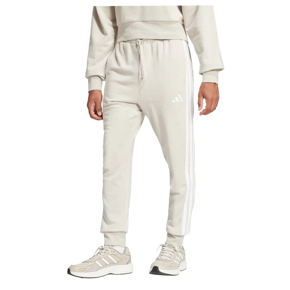 Essentials French Terry Tapered Cuff 3-Stripes Joggers sold by Shoebacca product image thumbnail 2