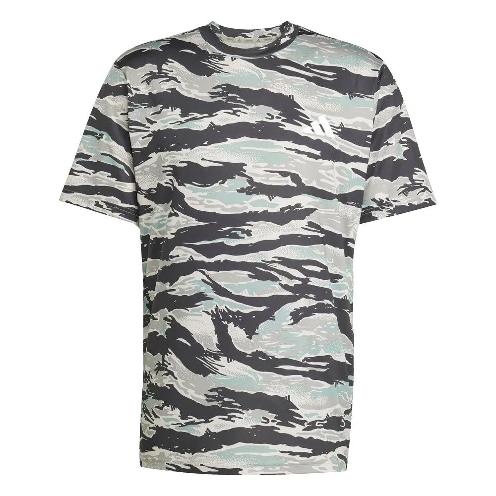 Train Essentials Camo Graphic Crew Neck Short Sleeve Athletic T-Shirt sold by Shoebacca