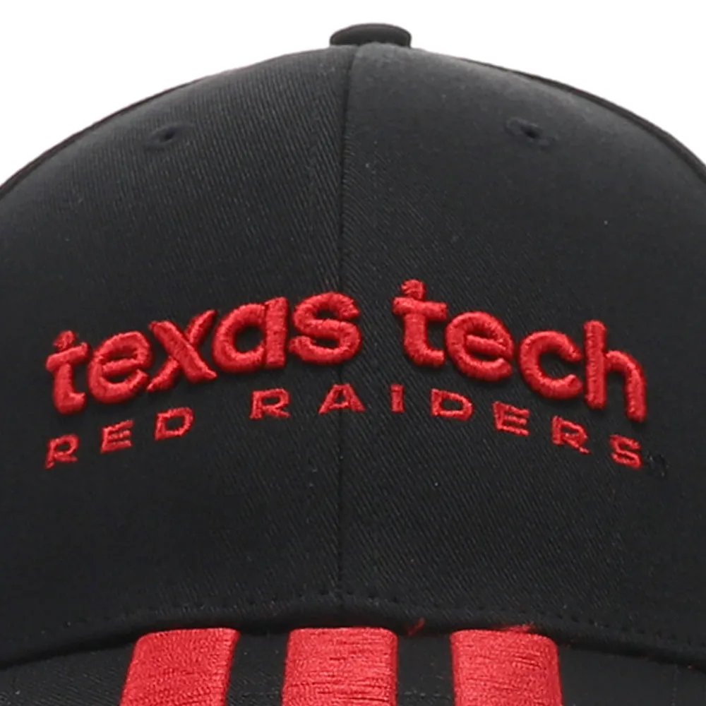 Texas Tech Red Raiders 3-Stripes Structured Adjustable Cap sold by Shoebacca product image thumbnail 4