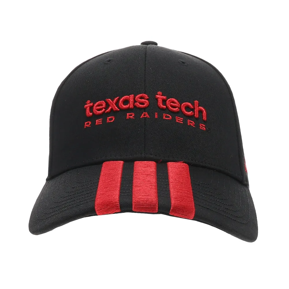 Texas Tech Red Raiders 3-Stripes Structured Adjustable Cap sold by Shoebacca product image thumbnail 2