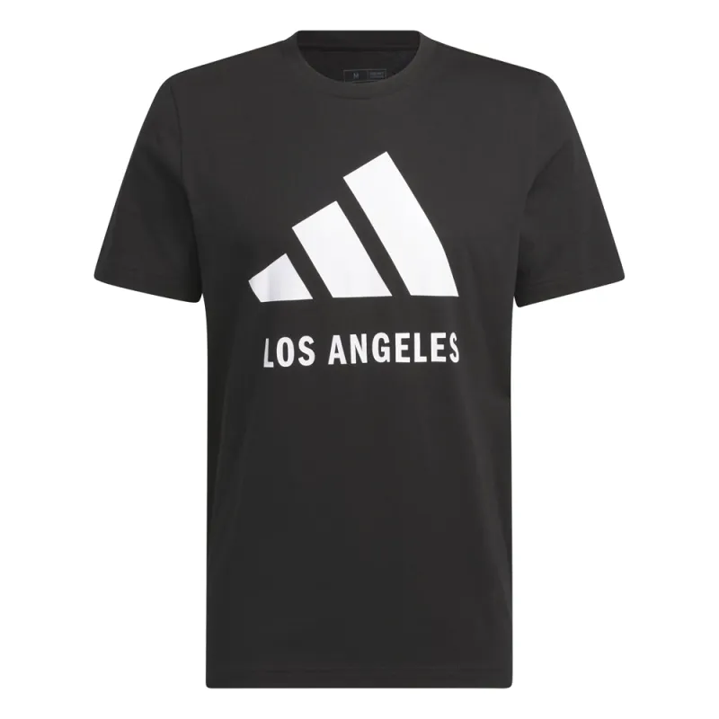 Key City Los Angeles Graphic Crew Neck Short Sleeve T-Shirt made by Adidas