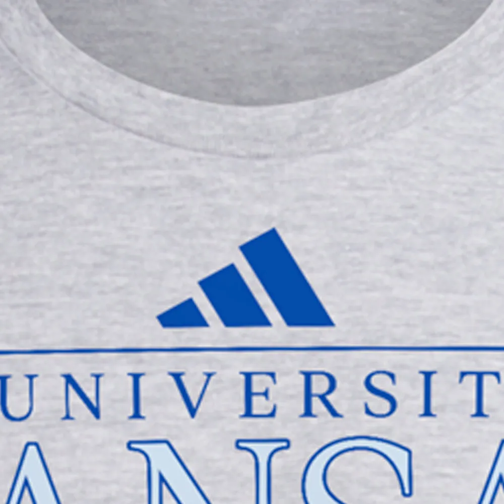 Kansas Jayhawks Fresh Logo Crew Neck Short Sleeve T-Shirt sold by Shoebacca product image thumbnail 5